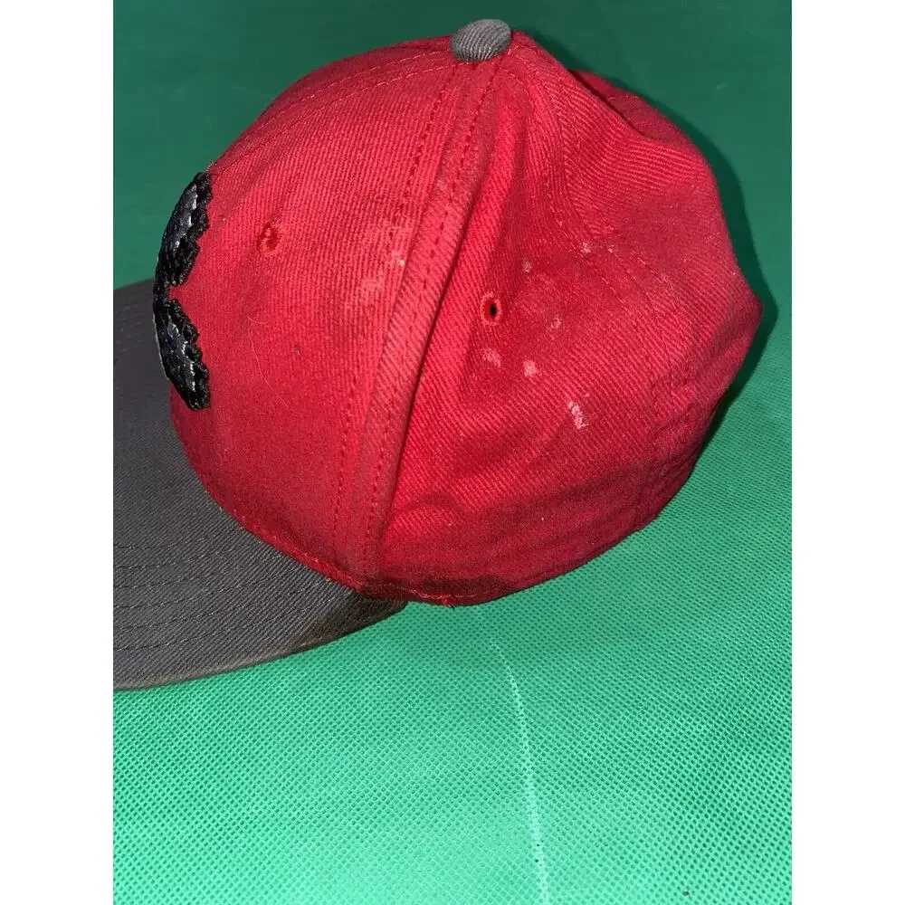 Vintage Mickey Mouse Embroidery‎ Baseball Cap Golf Hat Walt DISNEY World Red